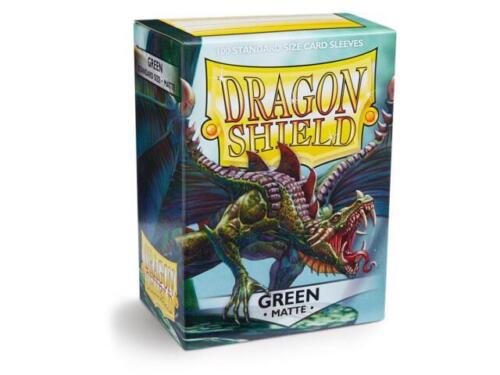 Dragon Shield Sleeves - Matte Green - 100 sleeves