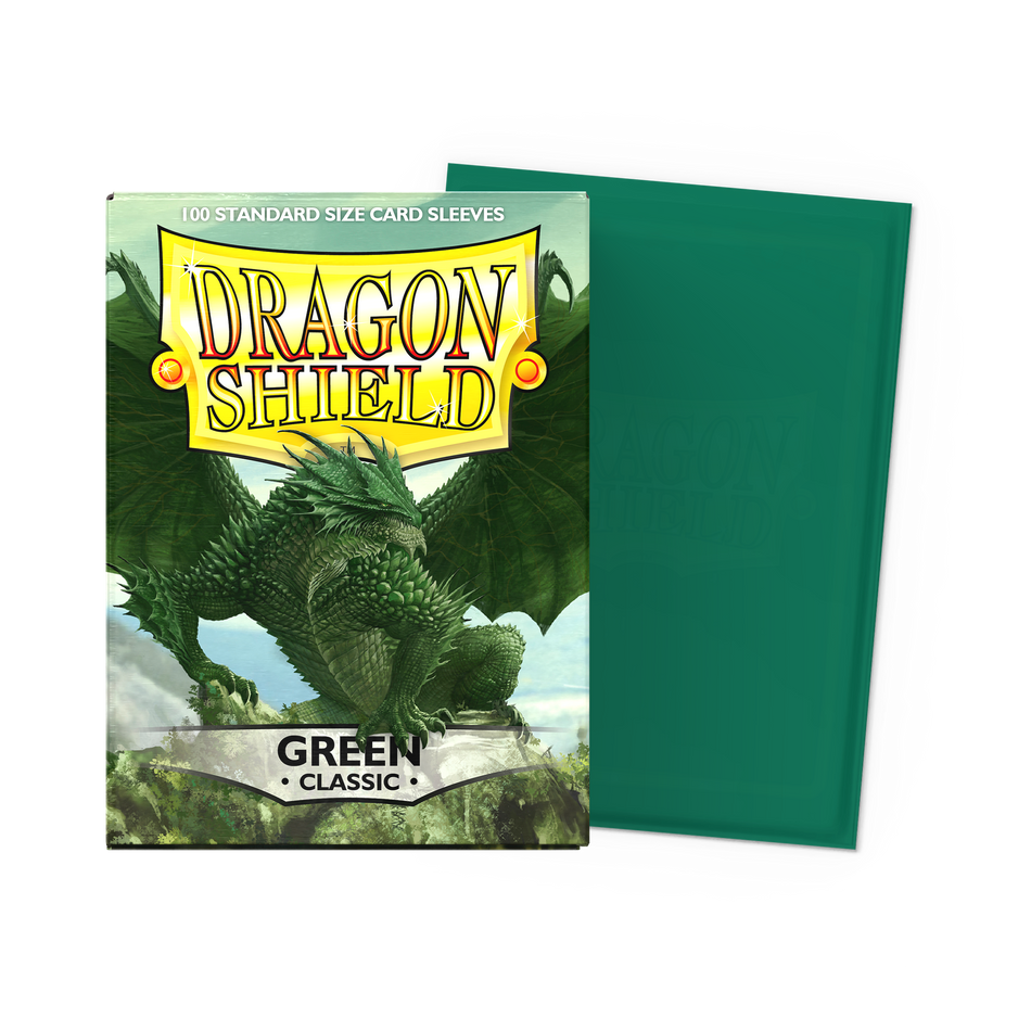 Dragon Shield Sleeves - Classic Green - 100 sleeves