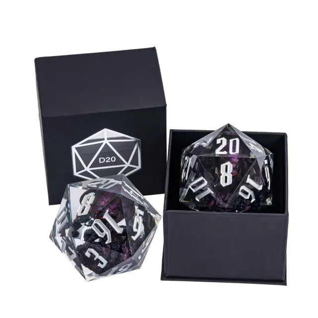 Coat of Arms - Handmade 55mm D20 Dice - Kraken