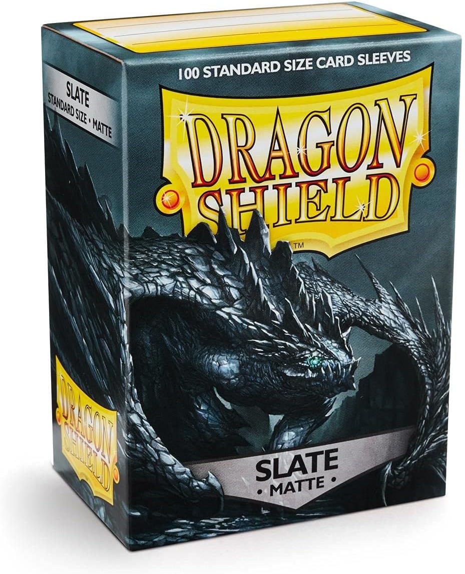 Dragon Shield Sleeves - Matte Slate - 100 sleeves