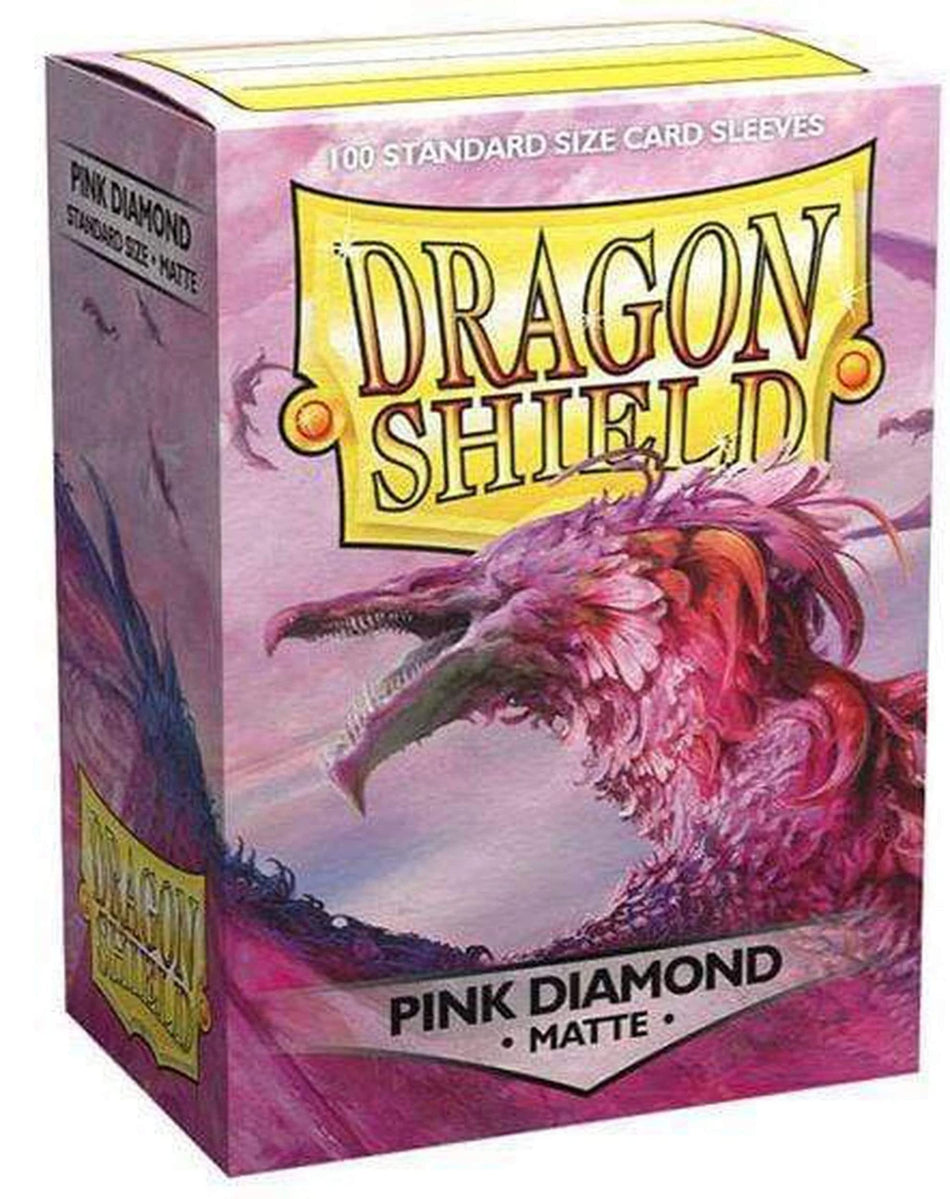 Dragon Shield Sleeves - Matte Pink Diamond - 100 sleeves