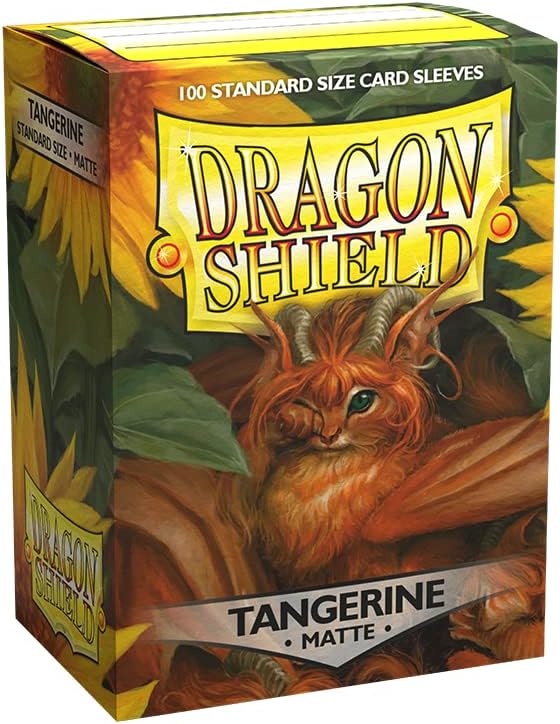 Dragon Shield Sleeves - Matte Tangerine - 100 sleeves