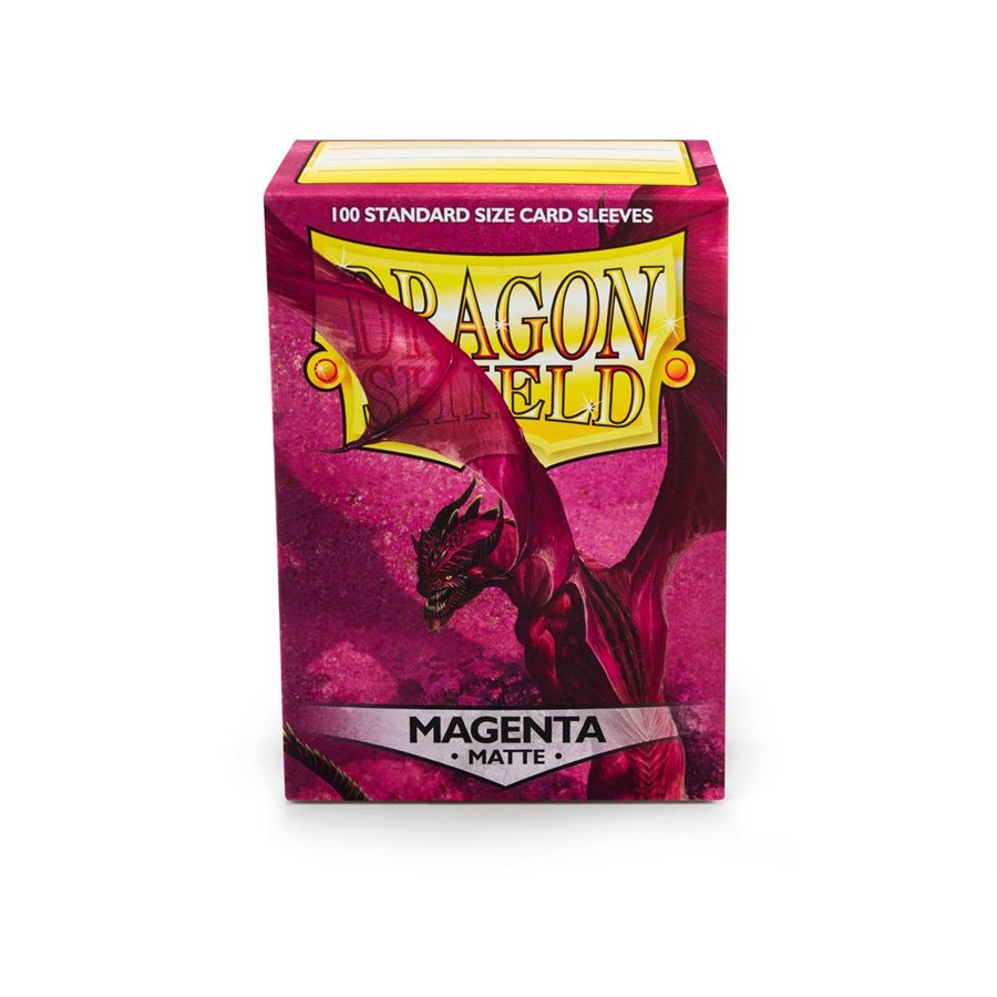 Dragon Shield Sleeves - Matte Magenta - 100 sleeves