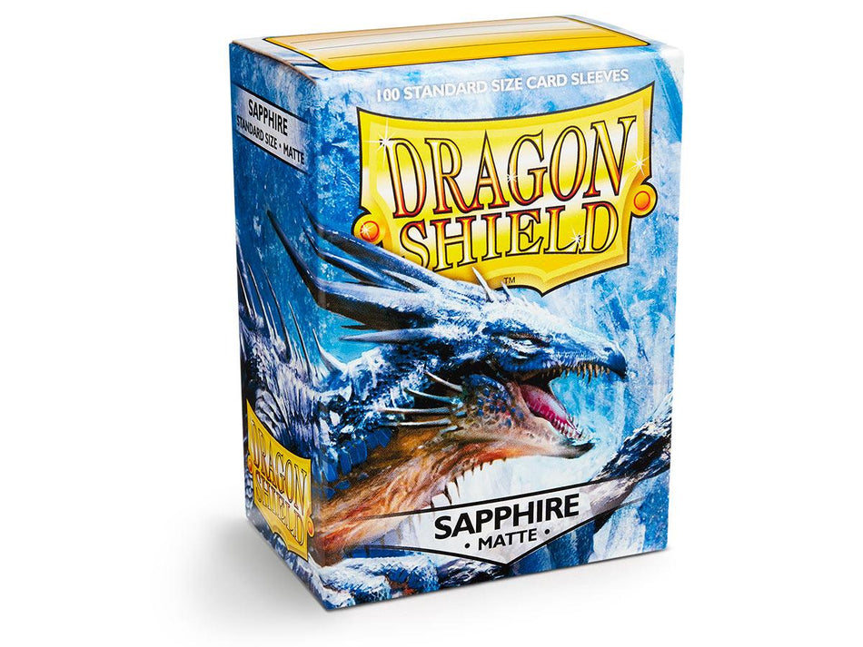 Dragon Shield Sleeves - Matte Sapphire - 100 sleeves