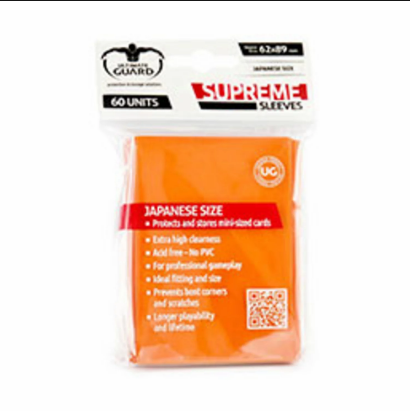 Ultimate Guard Supreme 60ct Japanese Size - Orange