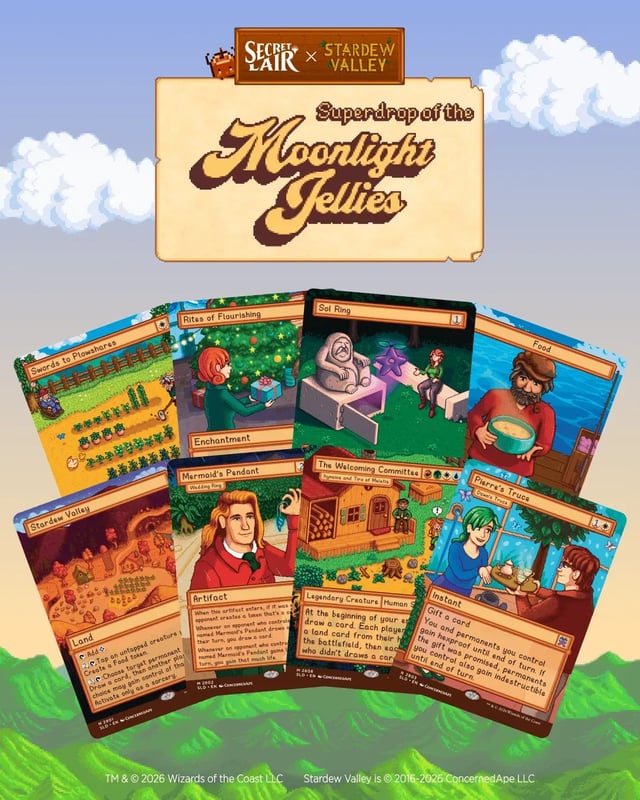 [PRE ORDER] Magic: The Gathering - Secret Lair x Stardew Valley: Welcome to Stardew Valley