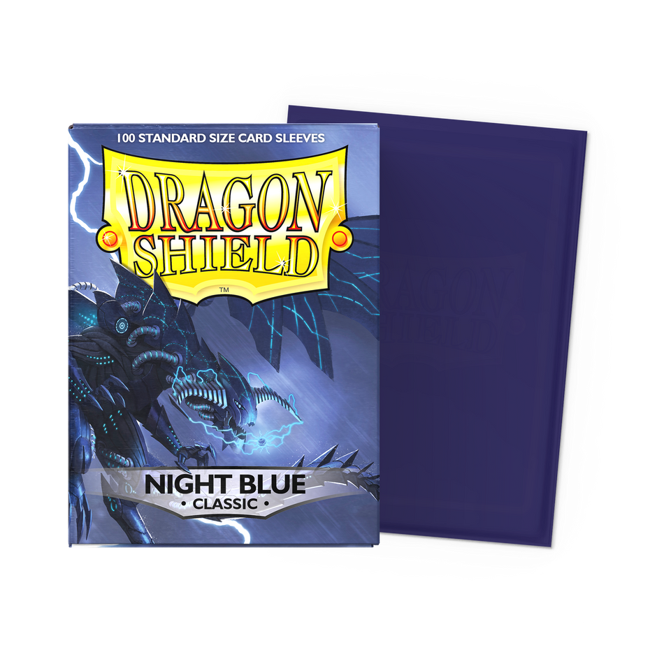 Dragon Shield Sleeves - Classic Night Blue - 100 sleeves