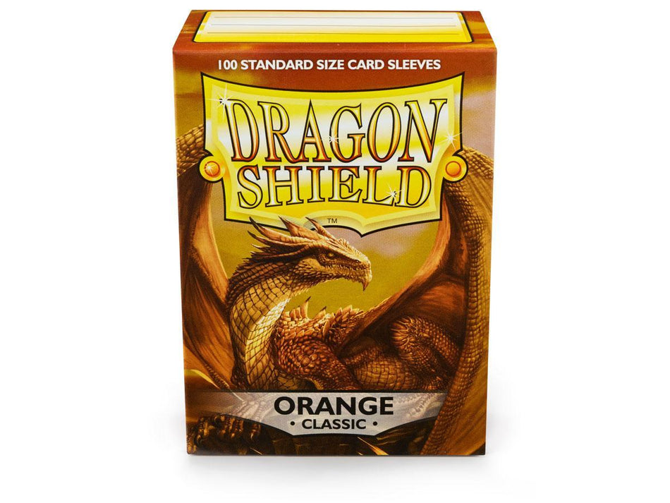 Dragon Shield Sleeves - Classic Orange - 100 sleeves