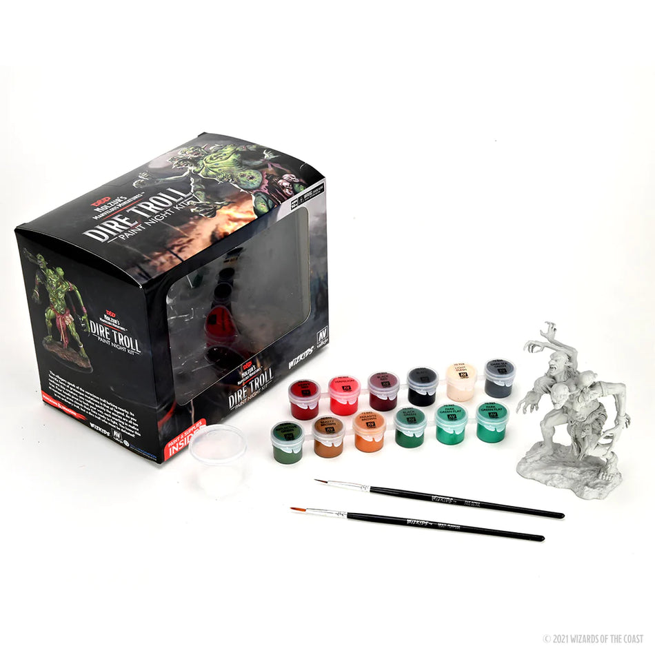 D&D Nolzur's Marvelous Miniatures: Paint Night Kit #4 - Dire Troll