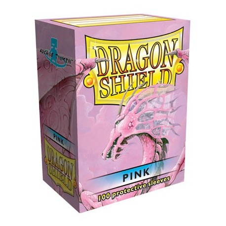 Dragon Shield Sleeves - Classic Pink - 100 sleeves