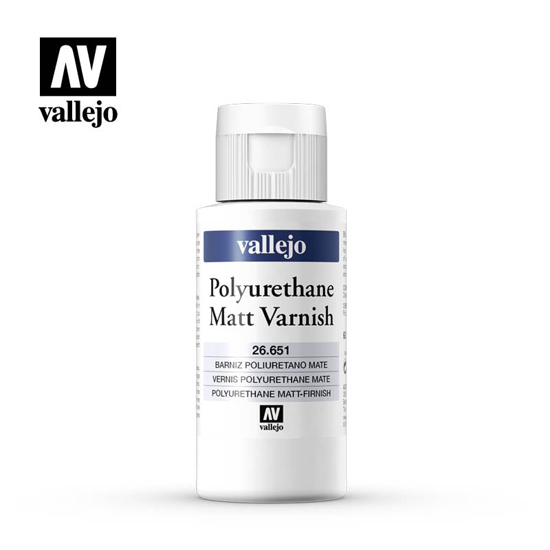Vallejo Auxiliary - Polyurethane Matt Varnish 60ml