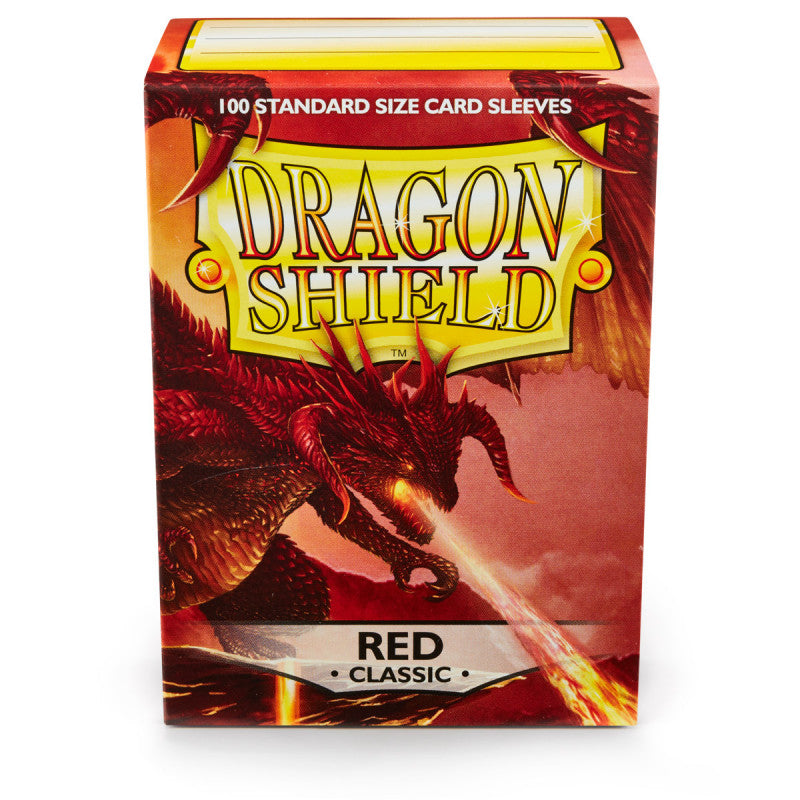 Dragon Shield Sleeves - Classic Red - 100 sleeves