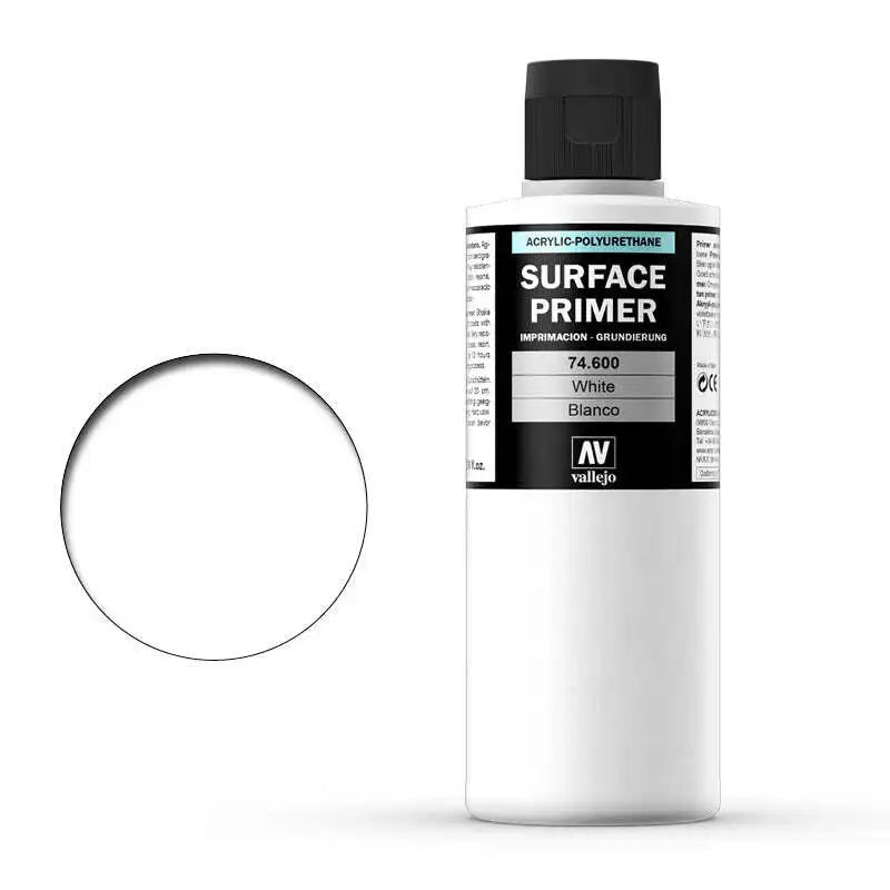 Vallejo - Surface Primer - White 200ml