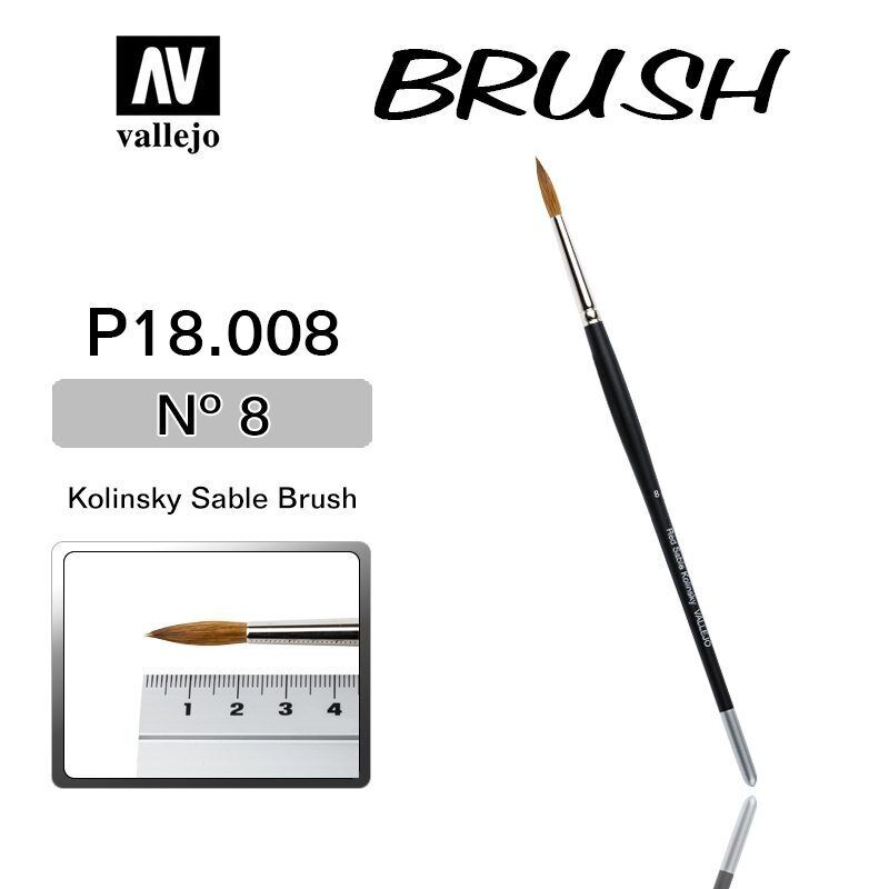 Vallejo Brush - Kolinsky Sable Brush No. 5