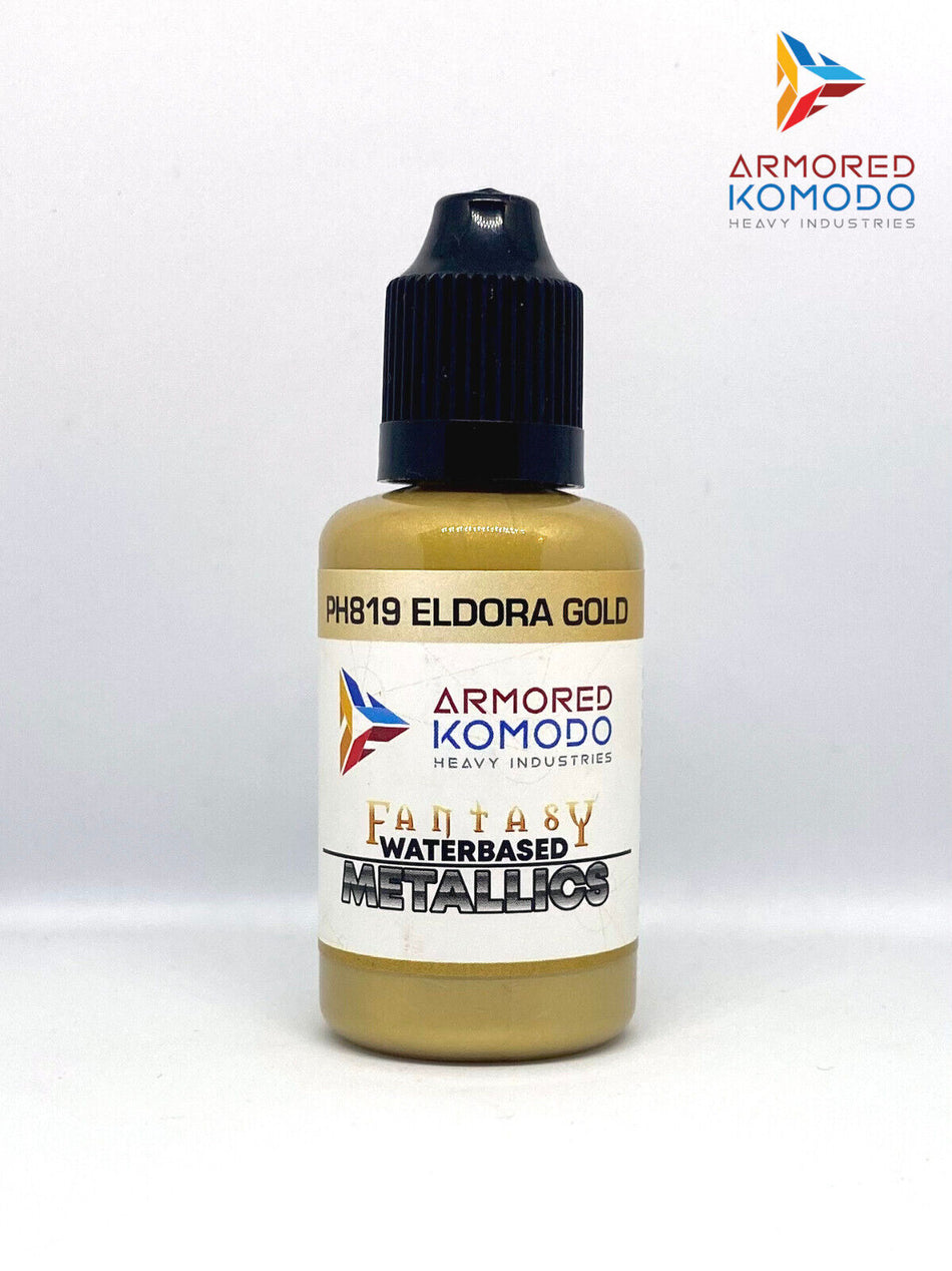 Armored Komodo - Waterbased Metallics - Eldora Gold Fantasy Metallics 30ml