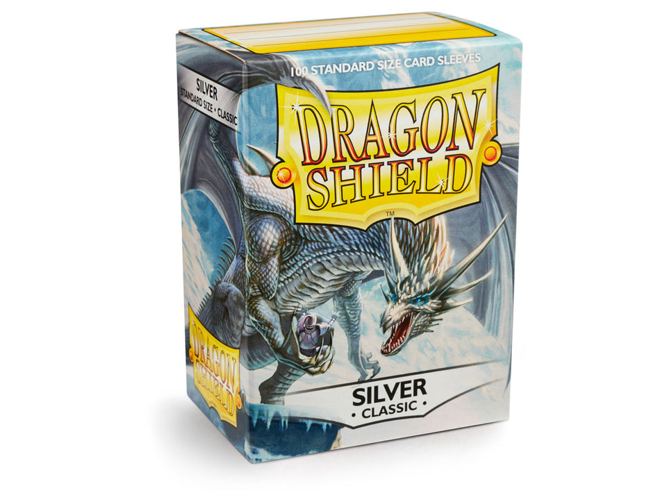 Dragon Shield Sleeves - Classic Silver - 100 sleeves