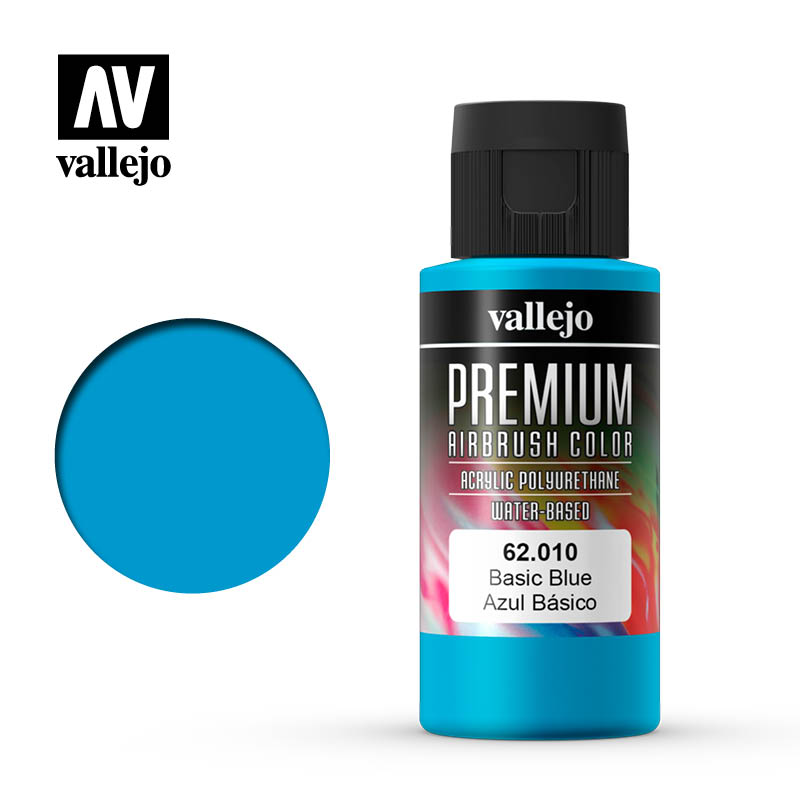 Vallejo - Premium Airbrush Color - Basic Blue 60ml