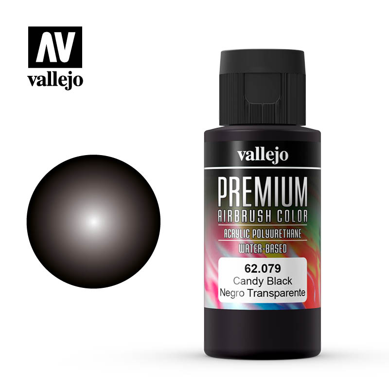 Vallejo - Premium Airbrush Color - Candy Black 60ml