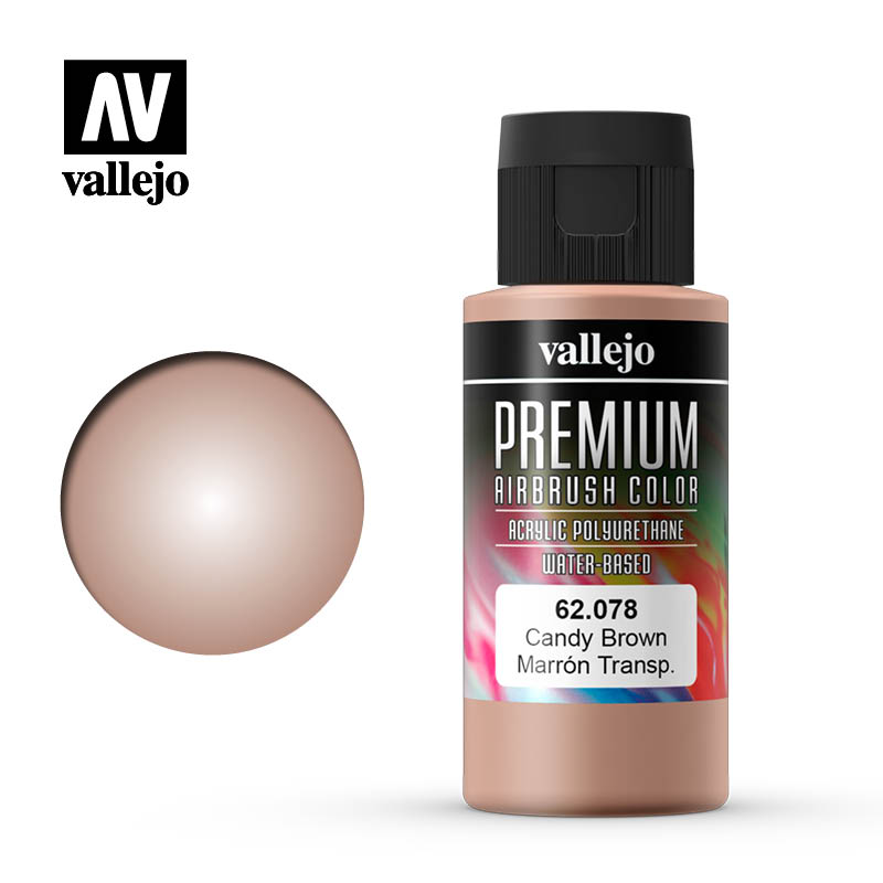 Vallejo - Premium Airbrush Color - Candy Brown 60ml