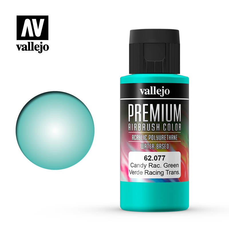 Vallejo - Premium Airbrush Color - Candy Racing Green 60ml