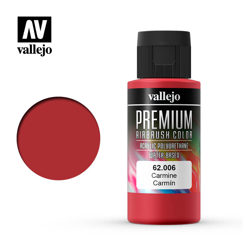 Vallejo - Premium Airbrush Color - Carmine 60ml