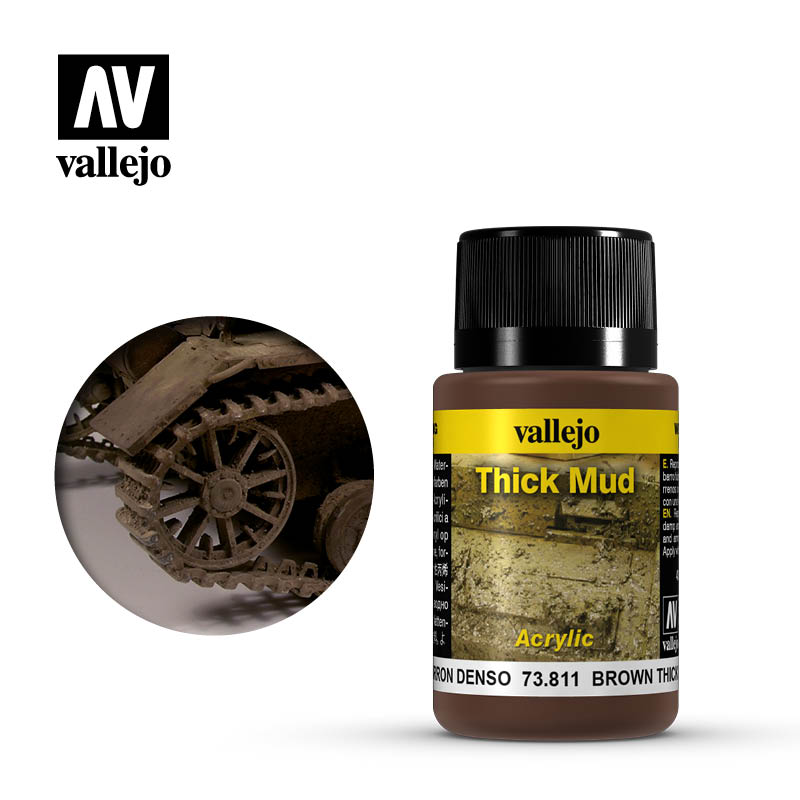 Vallejo - Weathering Effect - Brown Thick Mud 40ml