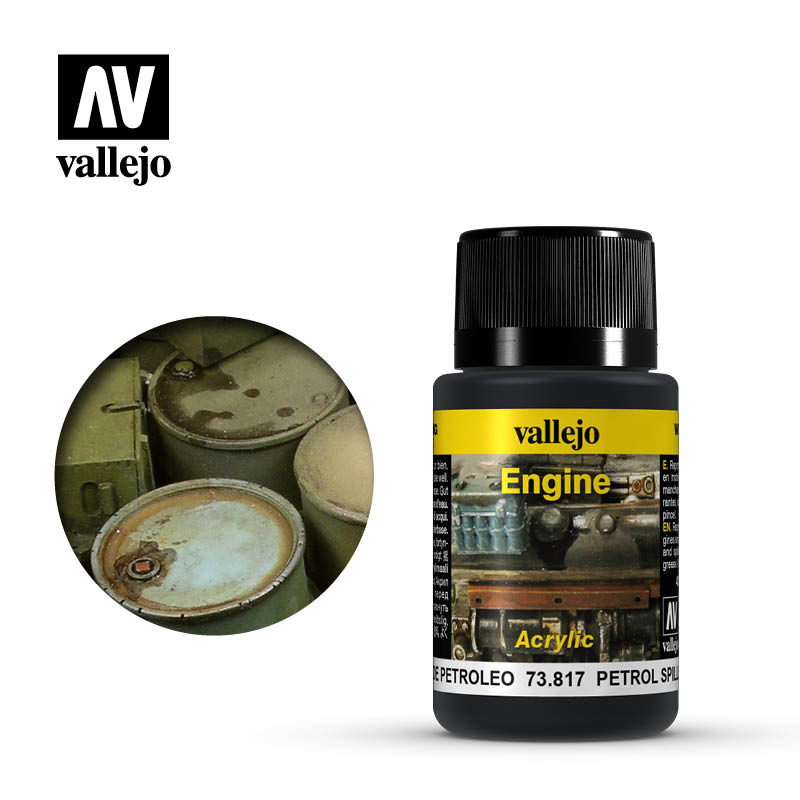 Vallejo - Weathering Effect - Petrol Spills 40ml