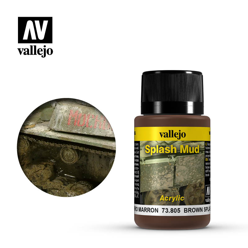 Vallejo - Weathering Effect - Brown Splash Mud 40ml