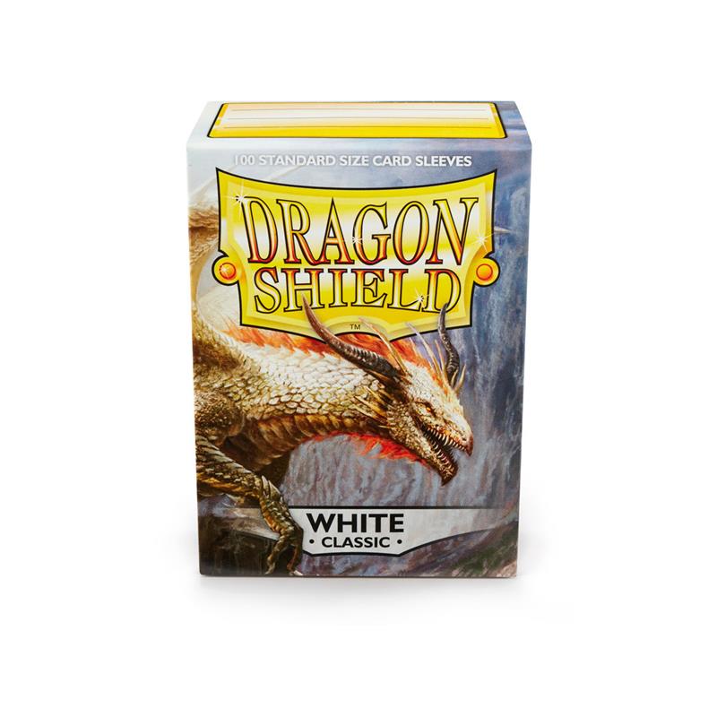 Dragon Shield Sleeves - Classic White - 100 sleeves