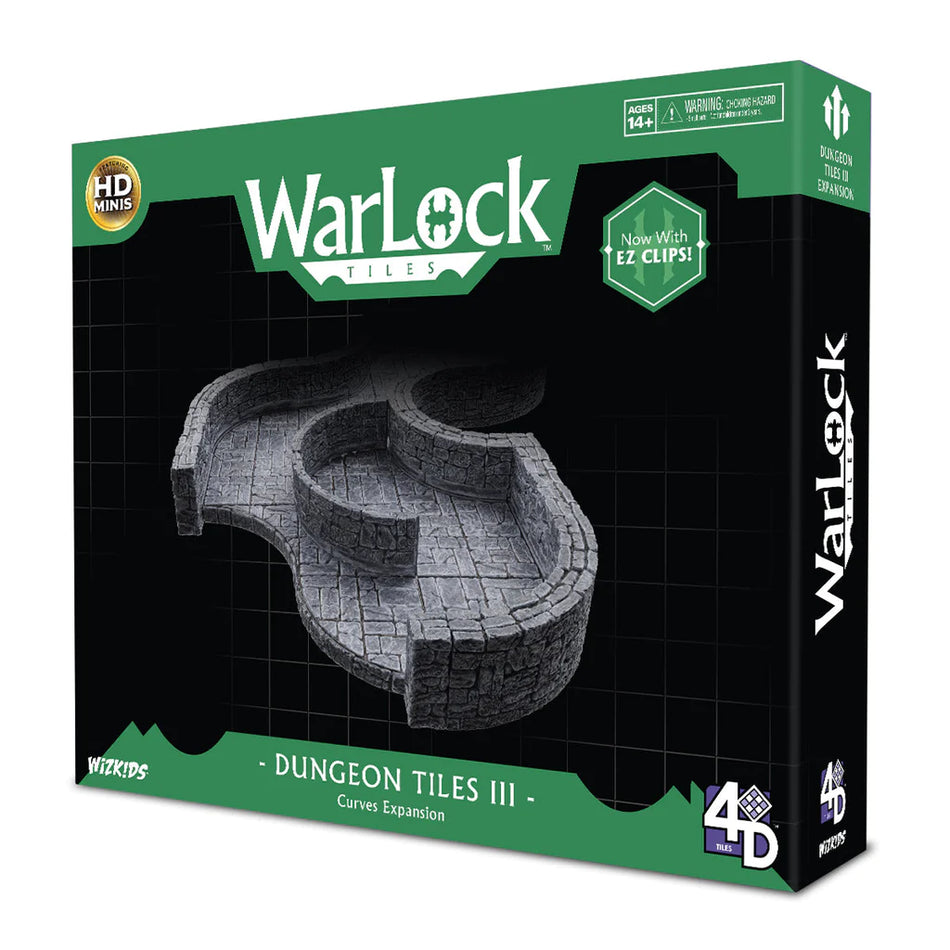 WarLock Tiles: Expansion - Dungeon Tile III - Curves