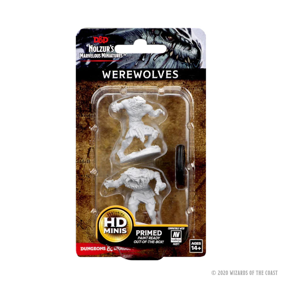 D&D Nolzur's Marvelous Miniatures: Werewolves (Unpaint)