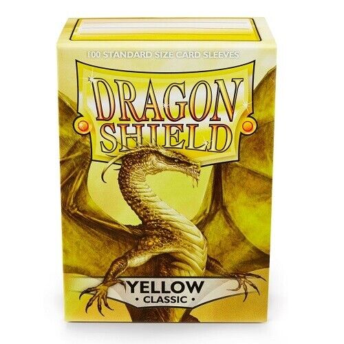 Dragon Shield Sleeves - Classic Yellow - 100 sleeves